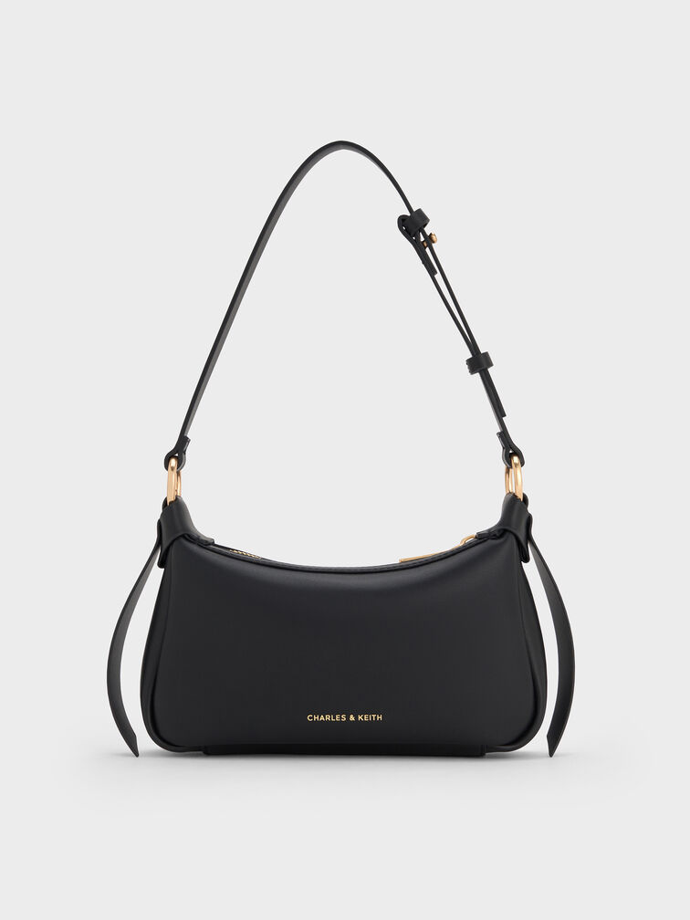 Mini Calla Shoulder Bag, Black, hi-res