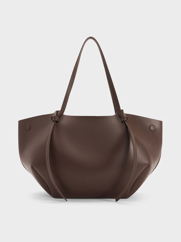 XL Calla Tote Bag, Espresso Brown, hi-res