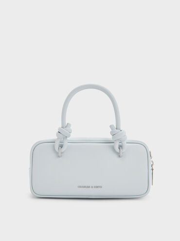 Sammie Knotted-Handle Elongated Bag, Sea Salt Blue, hi-res
