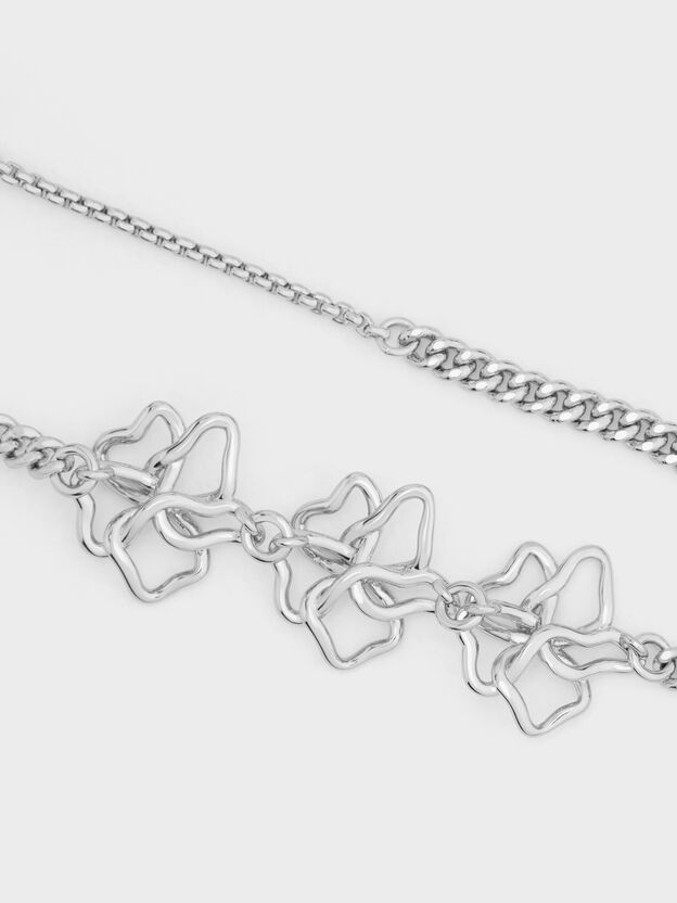 Fernley Flower Bracelet, Silver, hi-res