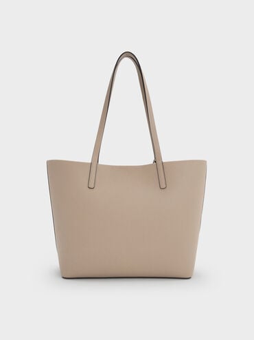 Beryl Tote Bag, Taupe, hi-res