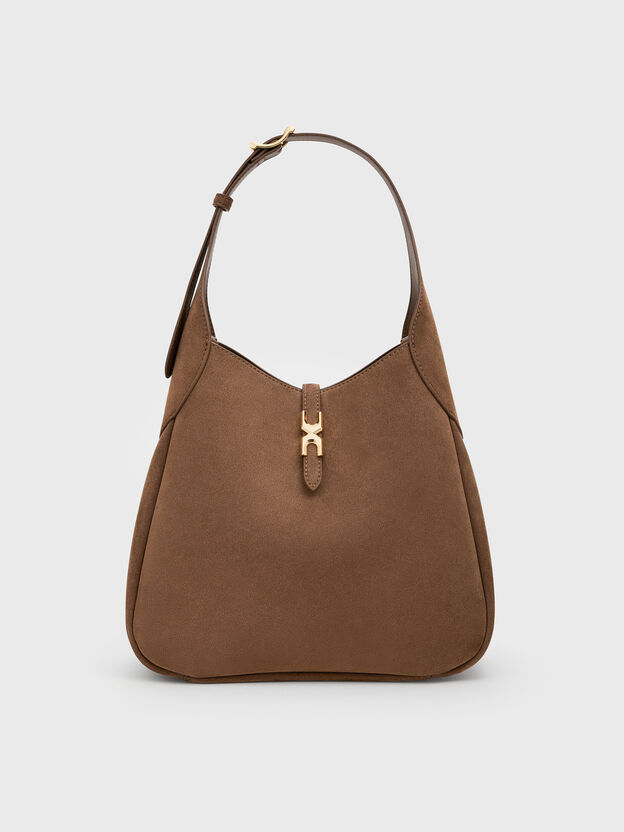 Adalyn Hobo Bag, Mocha Brown, hi-res
