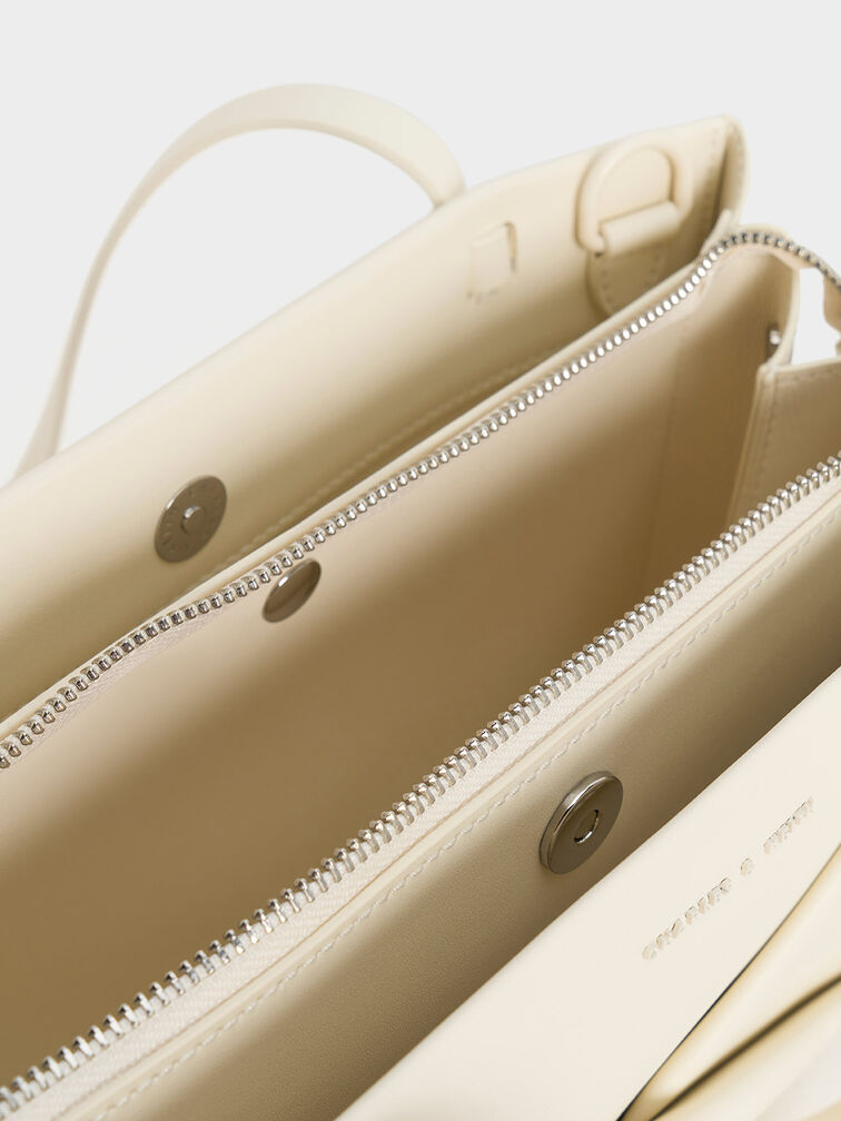 Midori Geometric Tote Bag, Cream, hi-res