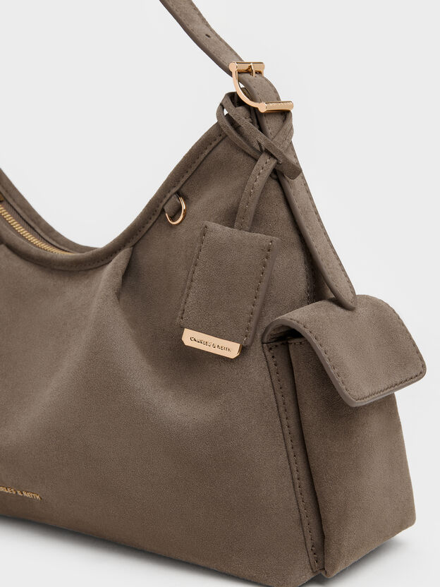 Khai Side-Pocket Shoulder Bag, Stone Grey, hi-res