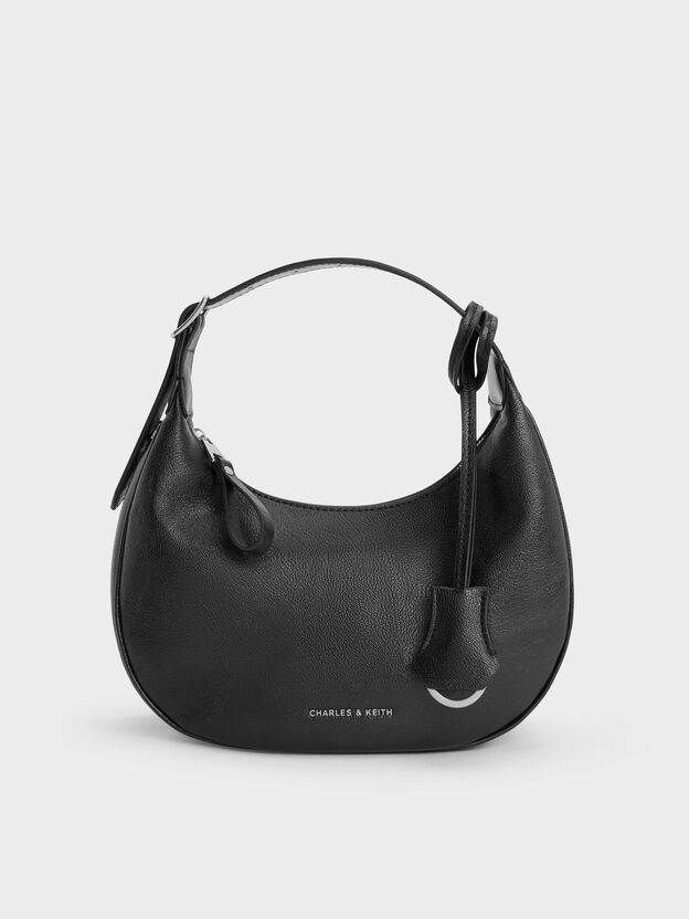 Vega Hobo Bag, Noir, hi-res
