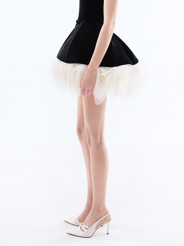 Jessy Bow Slingback Pumps, White, hi-res