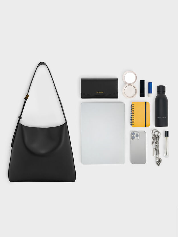 Edna Tote Bag, Black, hi-res