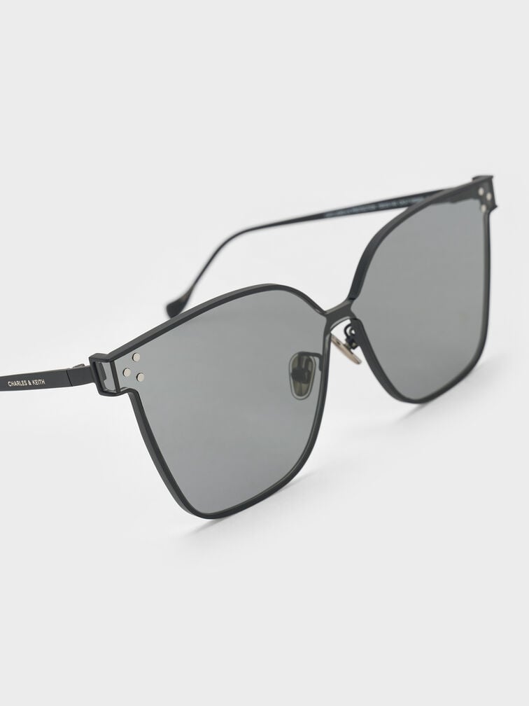 Ginny Butterfly Sunglasses, Noir, hi-res