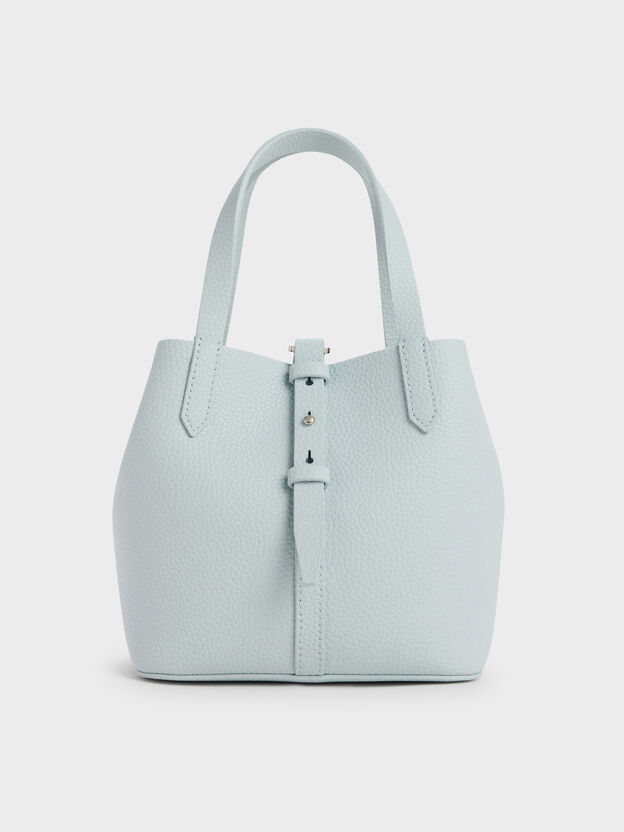 Beryl Belted Bucket Bag, Sea Salt Blue, hi-res