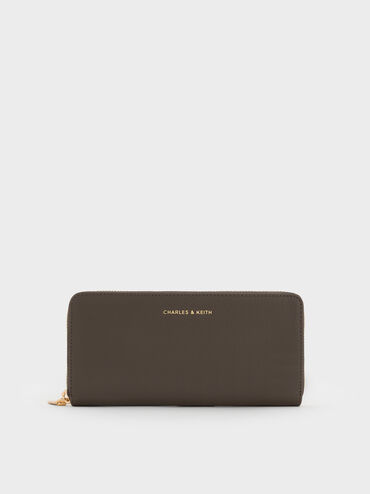 Dulcie Zip-Around Long Wallet, Dark Moss, hi-res