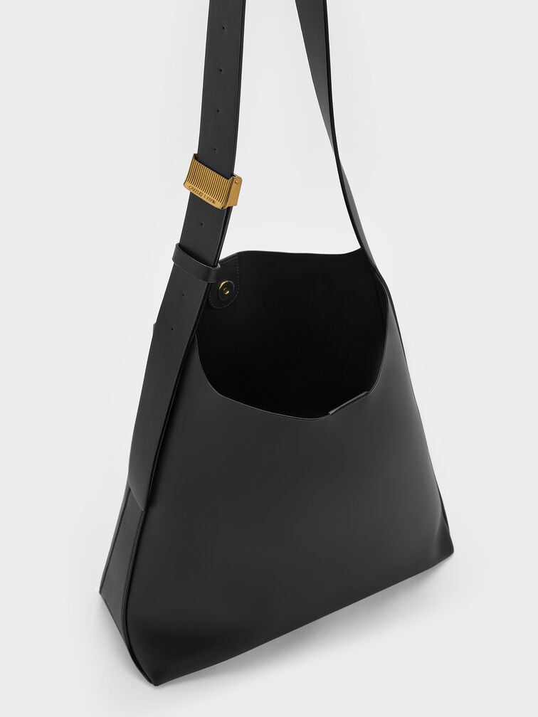 Edna Tote Bag, Black, hi-res