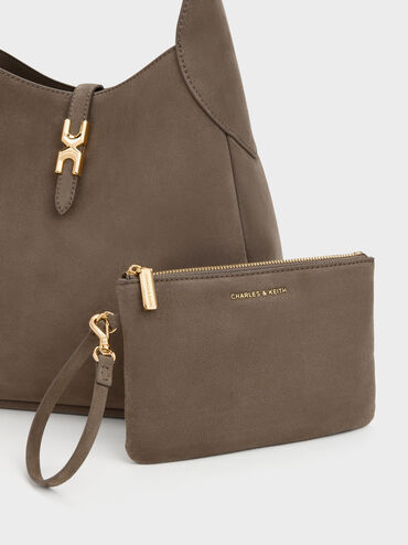 Adalyn Hobo Bag, Stone Grey, hi-res