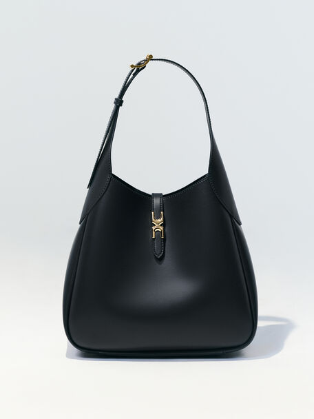 Adalyn Hobo Bag, Black, hi-res