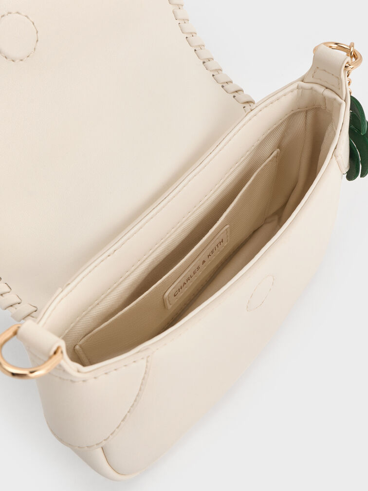 Blume Braided Shoulder Bag, Cream, hi-res