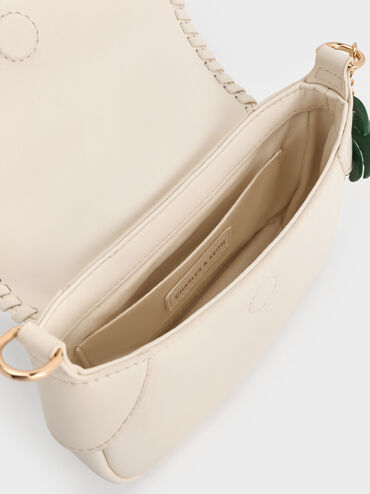 Blume Braided Shoulder Bag, Cream, hi-res