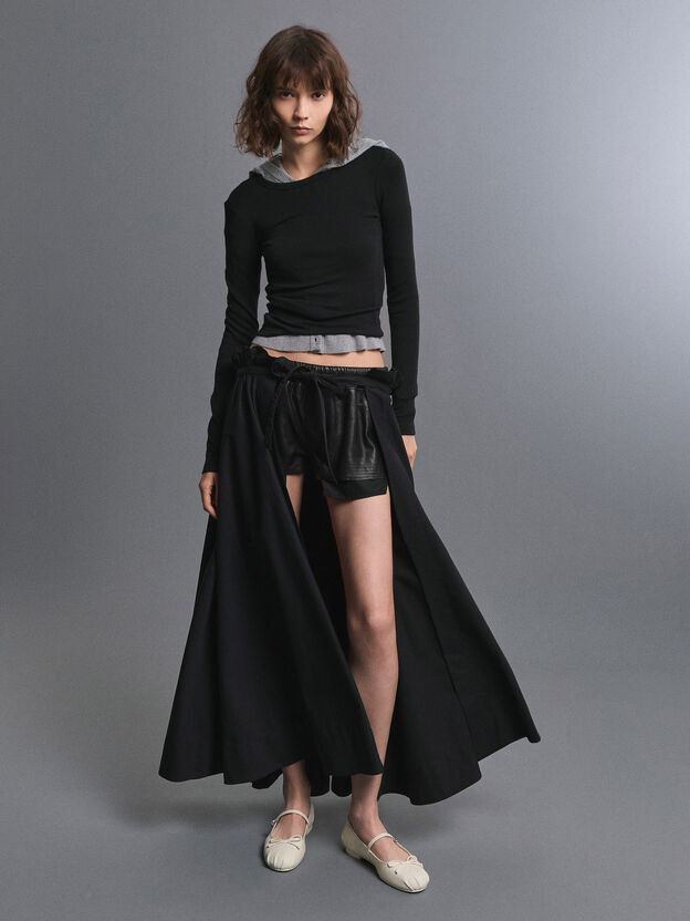 Emiko Bow Mary Jane Flats, Chalk, hi-res