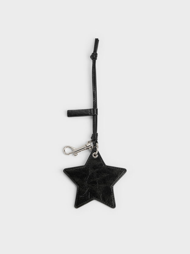 Noane Star Mirror Charm, Noir, hi-res