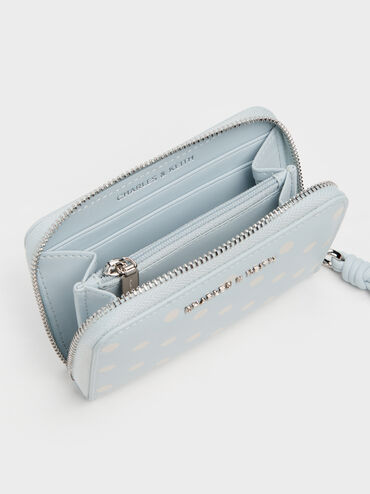 Sianna Polka-Dot Wristlet, Sea Salt Blue, hi-res
