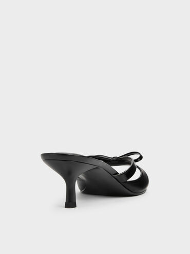 Kaleen Kitten-Heel Mules, Black, hi-res