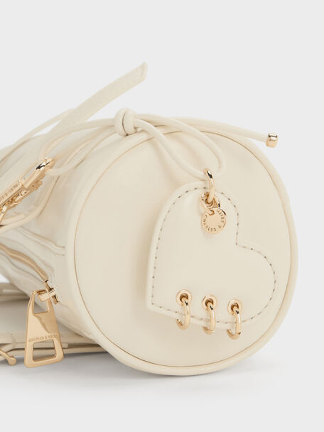 Rey Elongated Shoulder Bag, Cream, hi-res