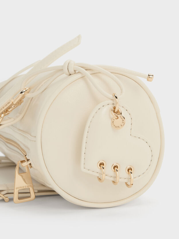 Rey Elongated Shoulder Bag, Cream, hi-res