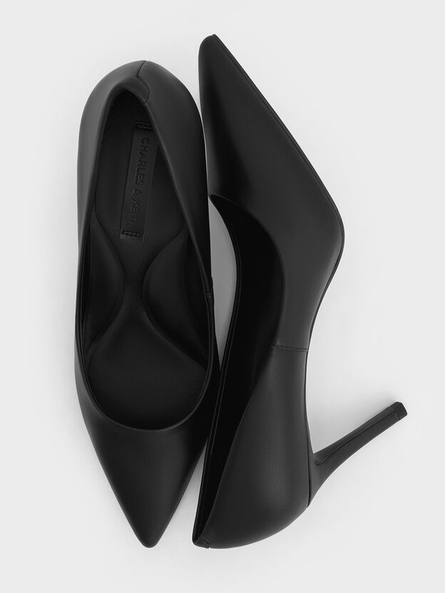 Emmy Pointed-Toe Stiletto Pumps, Black, hi-res