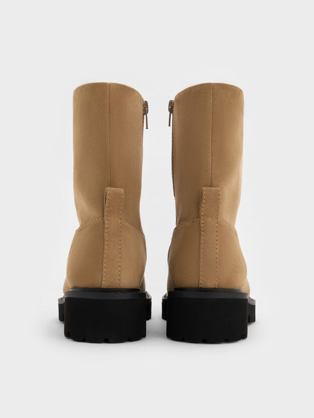 Devan Faux Suede Calf Boots, Camel, hi-res