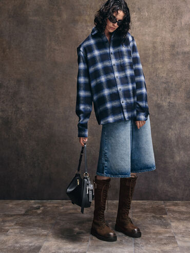 Calla Shoulder Bag, Black, hi-res