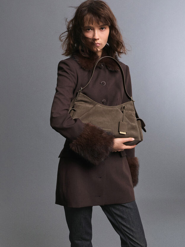 Khai Side-Pocket Shoulder Bag, Stone Grey, hi-res