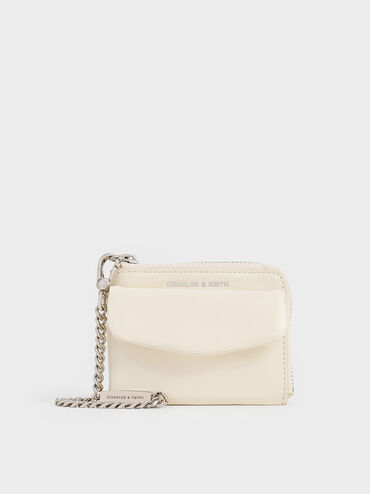 Rachel Front-Pocket Zip-Around Wallet, Cream, hi-res