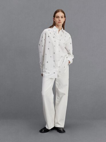 Tahlia Leather Loafer Mules, Black Box, hi-res