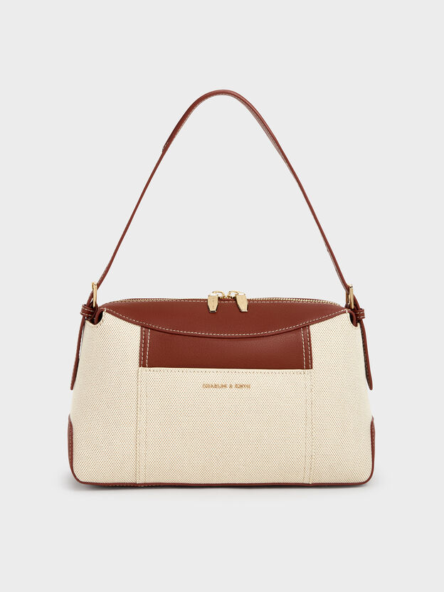Roan Canvas Top Handle Bag, Brick, hi-res