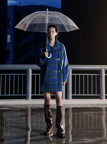 Jett Knee-High Boots, Dark Brown, hi-res