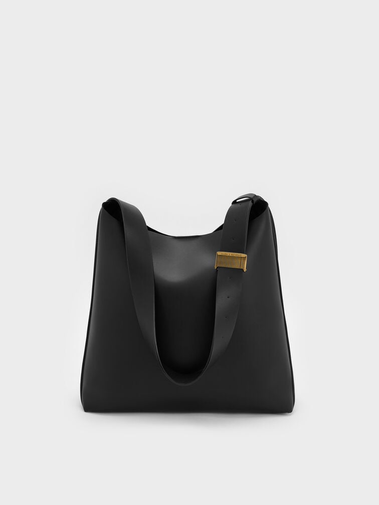 Edna Tote Bag, Black, hi-res