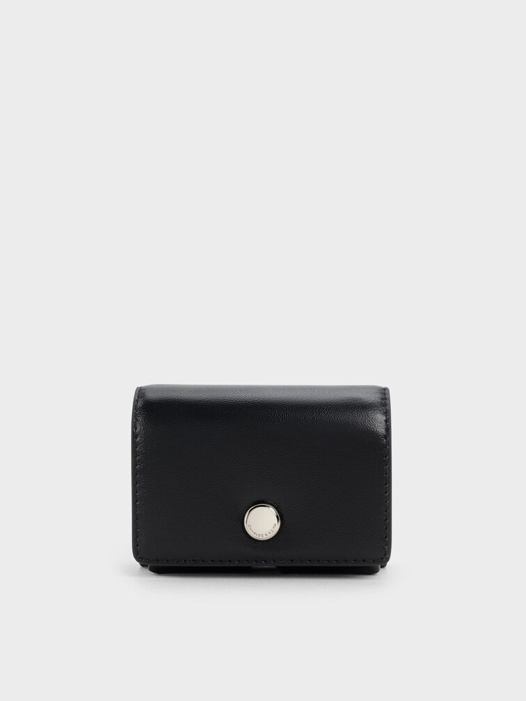 Zevon Knotted-Strap Wallet On Chain, Noir, hi-res