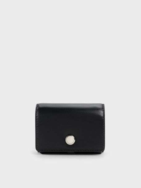 Zevon Knotted-Strap Wallet On Chain, Noir, hi-res