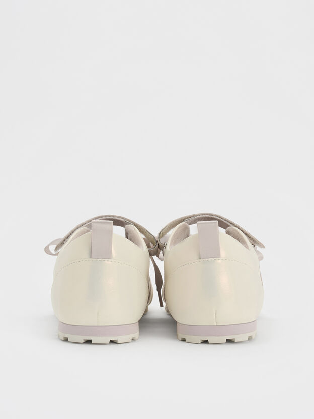 Silko Pearlescent Ballet Sneakers, Chalk, hi-res