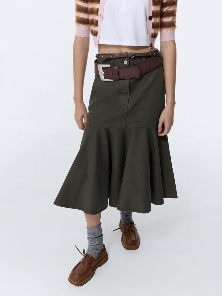 Ridged-Sole Boat Shoes, Cognac, hi-res