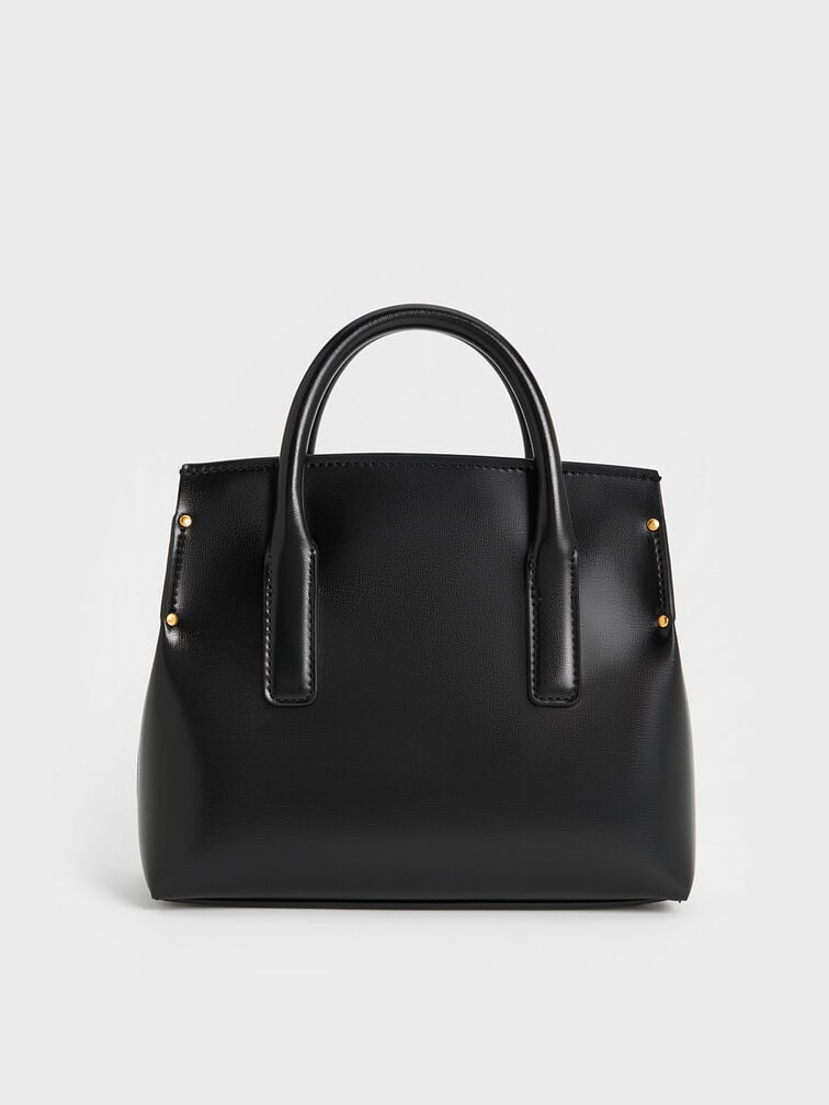 Rene Structured Top Handle Bag, Black Rene Structured Top Handle Bag, Black, hi-res
