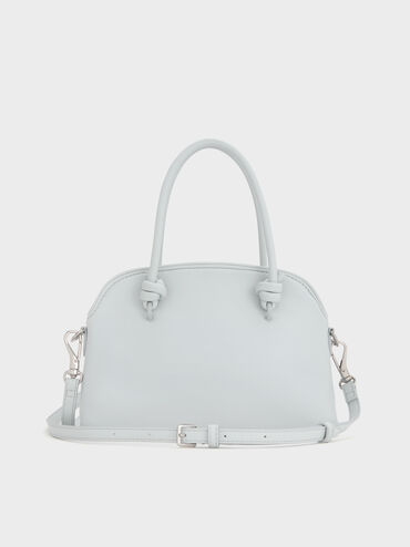 Sammie Knotted-Handle Bowling Bag, Sea Salt Blue, hi-res