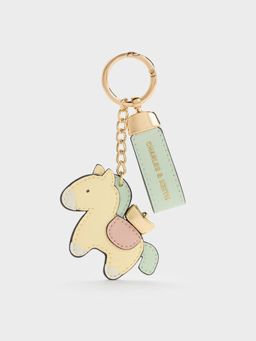 Horse With Gold Ingot Charm, Multi, hi-res