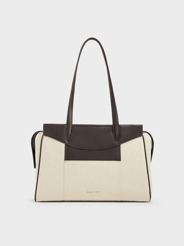 Raon Canvas Tote Bag, Espresso Brown, hi-res