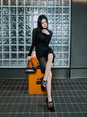 Enola Bowling Bag, Noir, hi-res