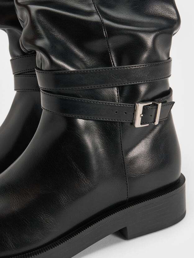 Eilis Thigh-High Boots, Black, hi-res