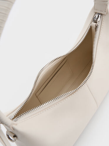 Simone Shoulder Bag, Cream, hi-res