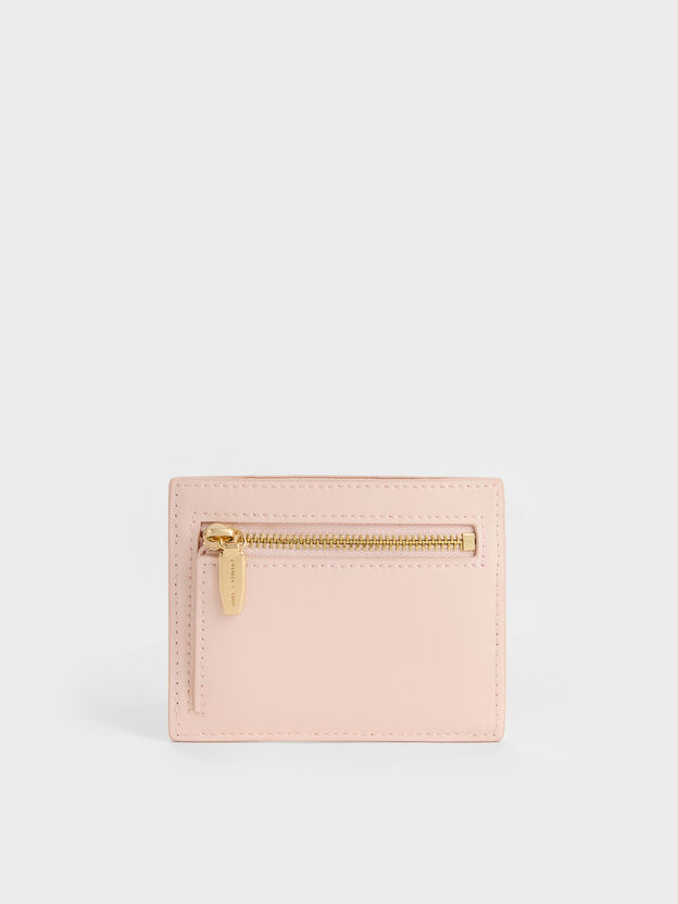 Carli Multi-Slot Card Holder, Soft Pink, hi-res