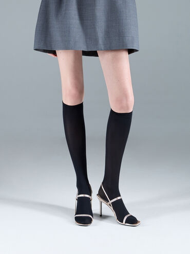 Arona Satin Crystal-Embellished Stiletto-Heel Sandals, Nude, hi-res