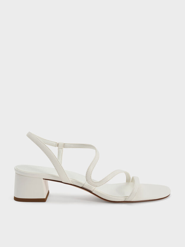 Arden Wavy Slingback Sandals, Chalk, hi-res