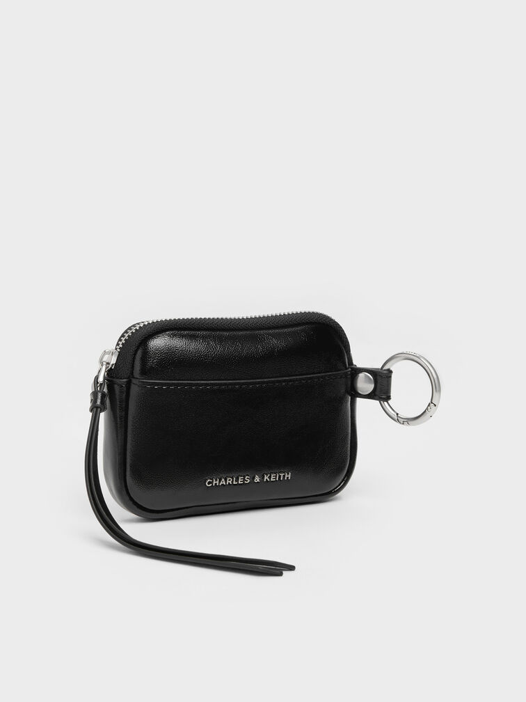 Tatiana Zip-Around Card Holder, Noir, hi-res