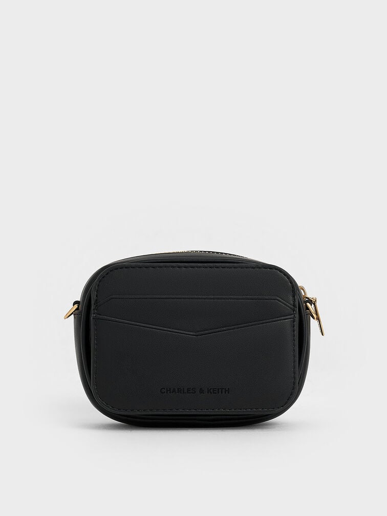 Arwen Quilted Mini Bag, Black, hi-res